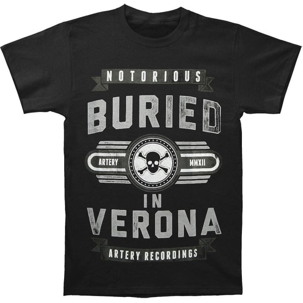 Haudattu Veronaan Notorious Skull T-paita ESTONE L