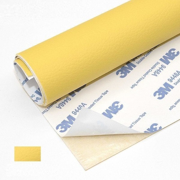 Självhäftande läderreparation läderreparationsband läder laga gul gul 20*30cm 2stk