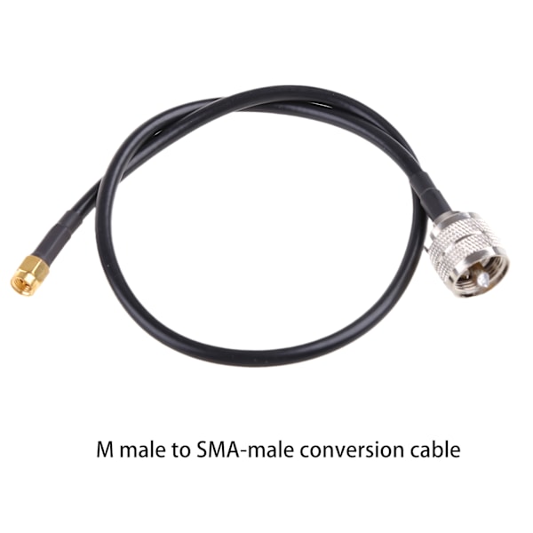 SMA - UHF-kaapeli SMA-uros PL259-uros koaksiaalinen sovitin matalataltainen RG58 koaksiaalikaapeli CB HAM Radio käsiradioantenni