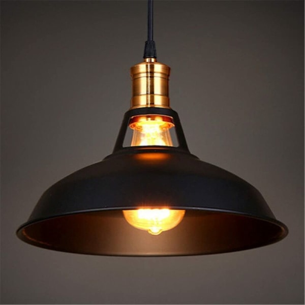 Vintage industriell taklampa E27 LED-lampa Retro Cei