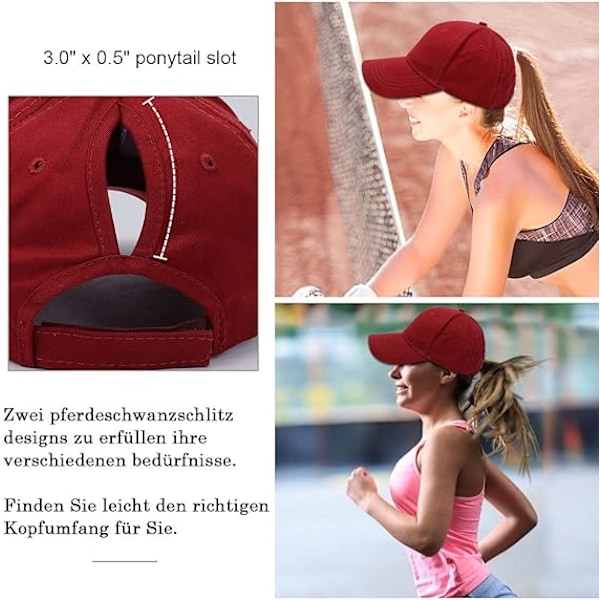 Baseballkasket - Casual kasket, sporty baseballkasket kasketter Klassisk ensfarvet