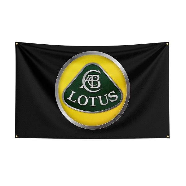 3x5 Lotus Flag Polyester Printed Racing Car Banner För Inredning 60 x 90cm C