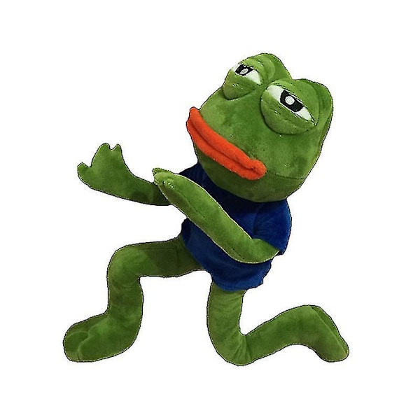 45cm Sorglig Groda Plysjleke Myk Fylt Pute Magisk Uttrykk Pepe Den Sorglige Frosken Dyr Plysjdukke Bursdagsgaver For Barn (FMY) A