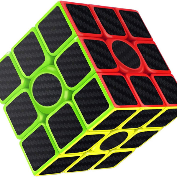 Kulfiber Rubik's Cube, 3x3x3 Rubik's Cube Speed ​​??Fokus