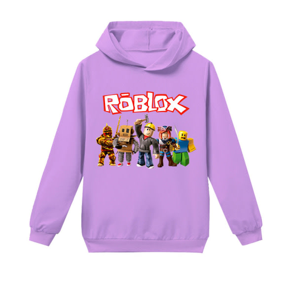 Roblox Hoodie för barn Ytterkläder Pullover Sweatshirt 140cm
