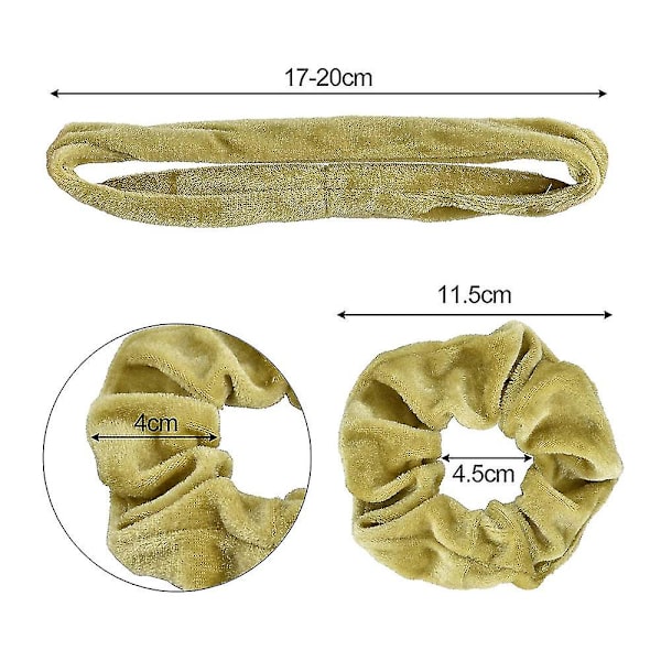 Hår Scrunchies Sammet Elastiska Hårband Scrunchy Hårband Rep Scrunchie För Kvinnor Flickor Hårtillbehör Scrunchies ( Storlek: 40 Färger )