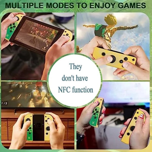 Trådløs håndkontrol Joy-Con (L/R) til Nintendo Switch / OLED / Lite Kingdom Gold