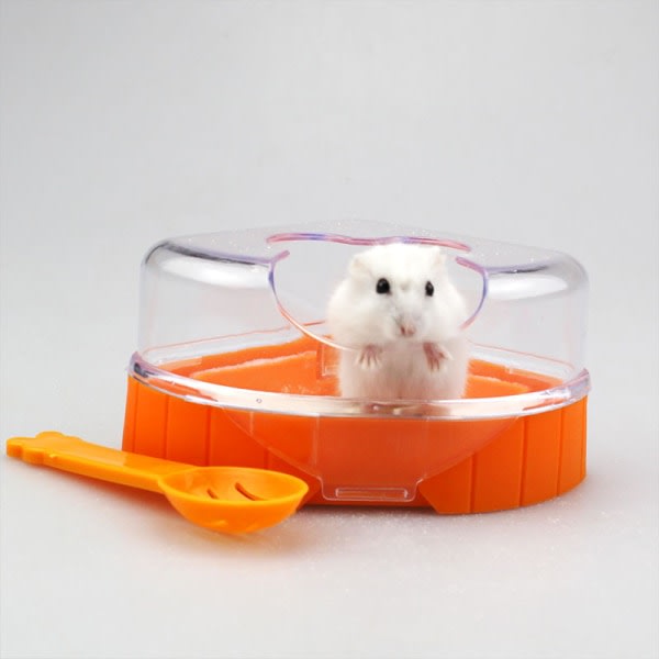 Hamsterbad, kompakt liten hamsterbastu för husdjur (1 st)
