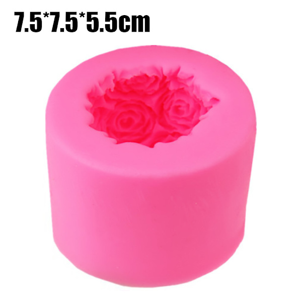 DIY Silikonform Rosekugleform Støbeform