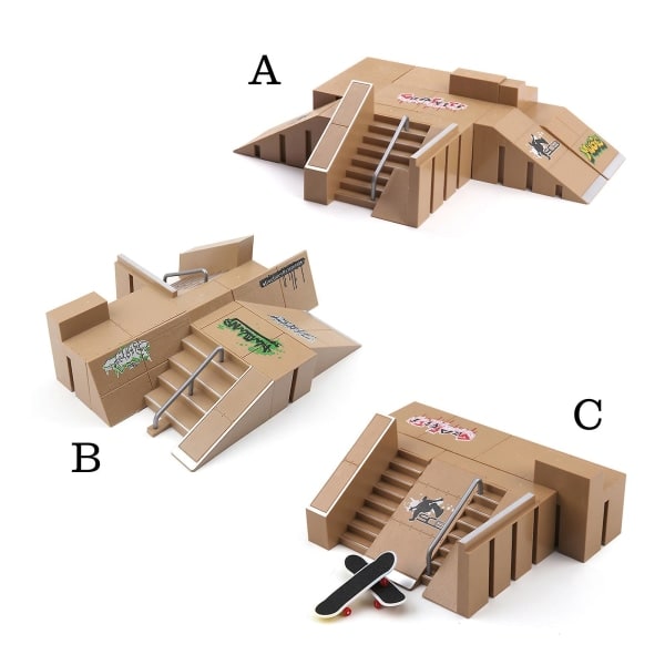 Sormilauta Skateboard Skeittilaudat Mini Sormilauta Skateboard Park Kit lapsille