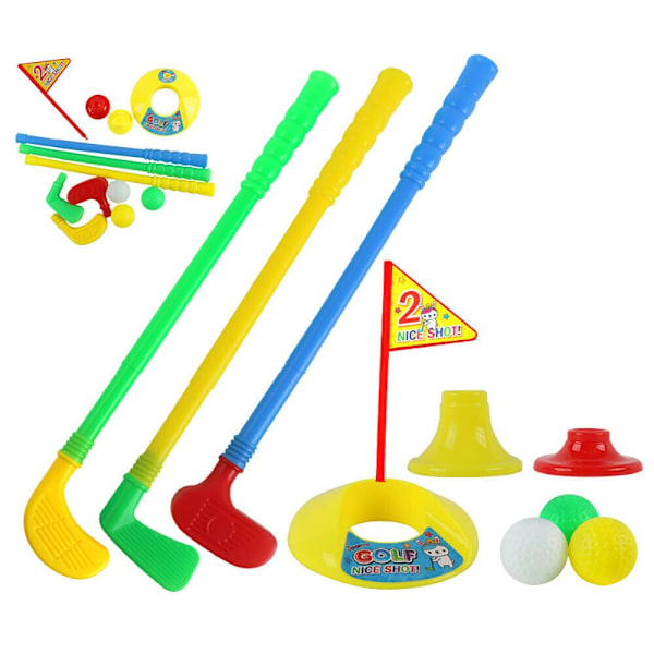 9st/ set Golfbollstång Bollspel Träningsleksak