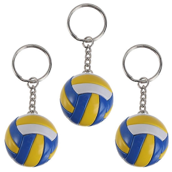 3D Simulation Volleyboll Nyckelring Sport Souvenir[YD]