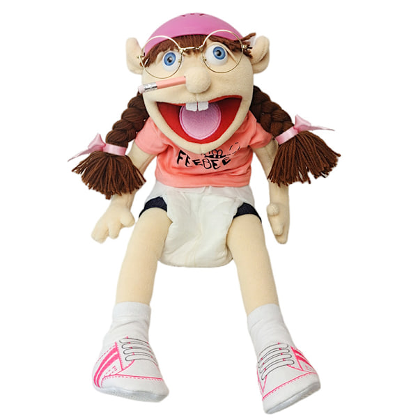 Jeffy Puppet Plyschleksak - Jeffy Feebee Plyschdocka - Rolig
