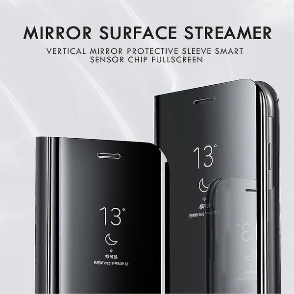Applicer på Smart Mirror Flip telefonfodral til Huawei P40 P30 P20 Lite P10 Mate 30 20 Honor 20 10 9x Pro P Smart Z Y9 Prime 2019 skal mobiltelefon