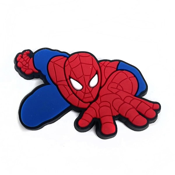 13:a Superhjälte Söt Spiderman Sko Berlocker För Clog Croc Skor Gör-det-själv dekoration Sandaler Tillbehör Barn Party Favors