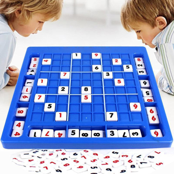 Pedagogiskt mattepussel Brädspel Serienummer Brain Teaser Desktop Toy för barn