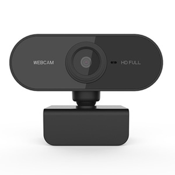 Webkamera med mikrofon, Full HD 1080P Webcam Videokamera för