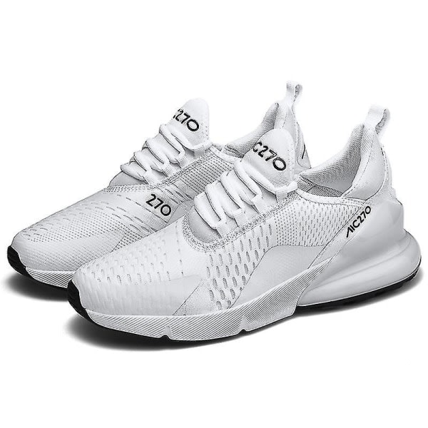 Herr Air Sports Löparskor Andas Sneakers Universal All Year Dam Skor Max 270 White 46