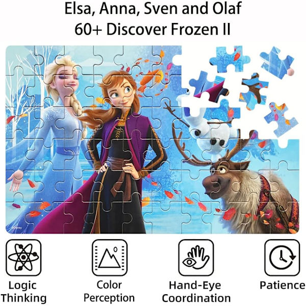 Disney Frozen 60-bitars pussel för barn