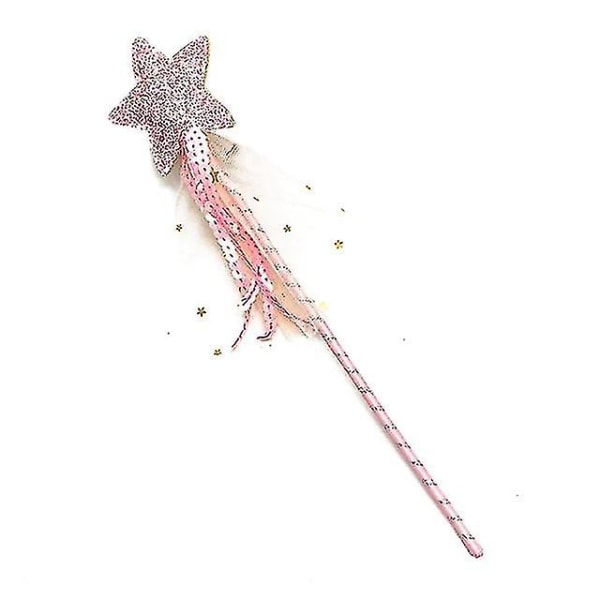 Fest Prinsesse rekvisitter Hot Sød drømmelignende femtakkede stjerne Fairy Wand Kids Magic Stick Pige Fødselsdagsgave Pink