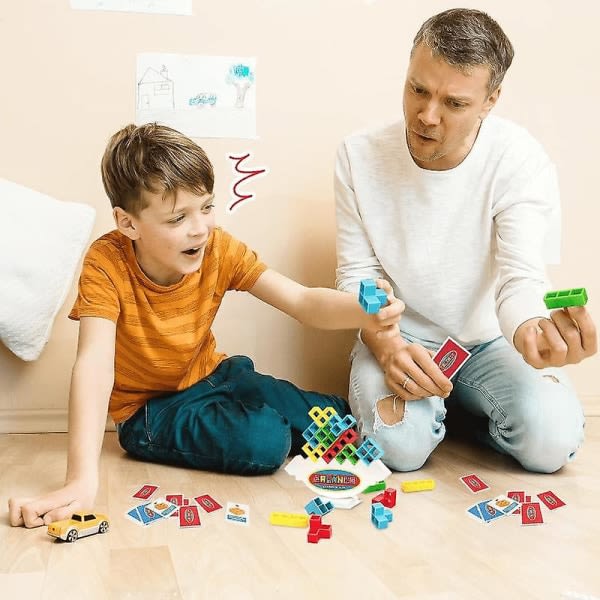 32/48 st Balanserade staplade leksaker för familjespel, fester, resor 32:a