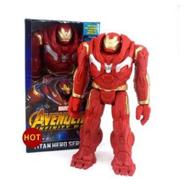 \"Endgame Titan Hero Hulkbuster 11-tommer actionfigur kun i skala, aldre 4 og opefter\" B
