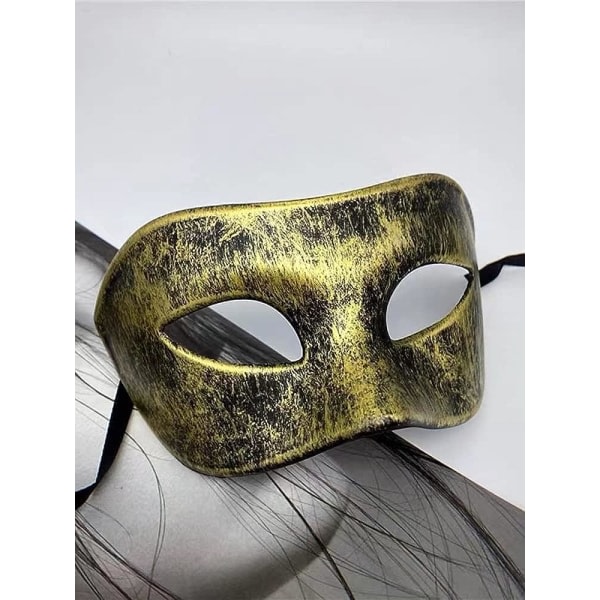 6-pack maskeradmask venetiansk grekisk romersk fest Mardi Gras-naamio, maskeradmask 6 väriä