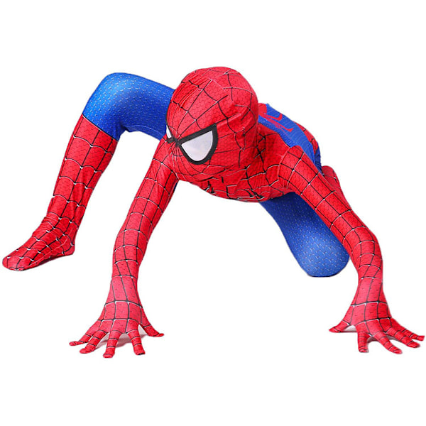 Marvel Spider-Man Cosplay Klær Superhelt Barn Overall Rød Red 3-4 Years