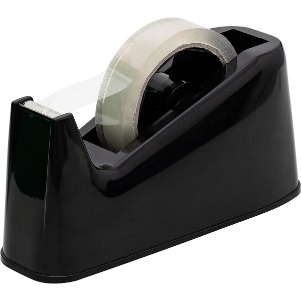 Tape Dispenser Extra Large for 25mm x 33/66m Tape Black