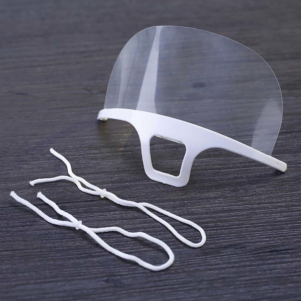 10 stk. transparente ansigtsmasker/genanvendeligt beskyttelsesvisir 10pcs