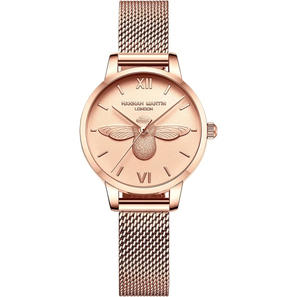 Naisten watch, tyylikäs metallinen kellotaulu, erittäin ohut mesh