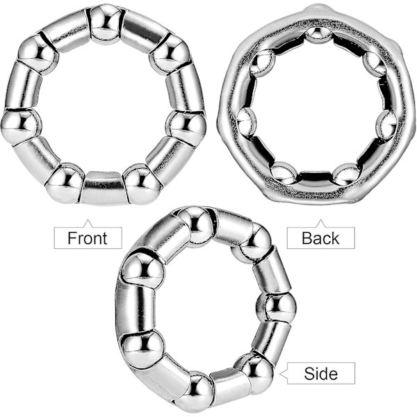Cykel-kugleleje, cykel-krankleje, 5/16\" X 7-kugleleje-cykel-krankleje, 4 stk. reservedele til MTB-cykelkrank eller bundbeslag