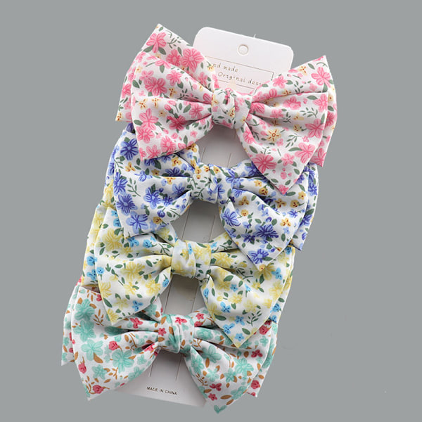 Styck Bowknot Hiuspinnit Cozyswan Hiusklipsit Hiusneula Hiusjousi Hiusklipsit Baby Girl Kid Present