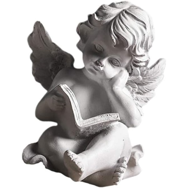 Cherub Angels Resin Garden Statue Figur Bedårende Ang