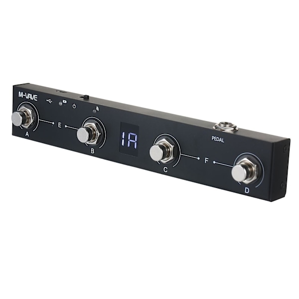 Trådløs MIDI Fodcontroller M-VAVE Choklad BT Genopladelig 4-Knaps Bærbar[YD]