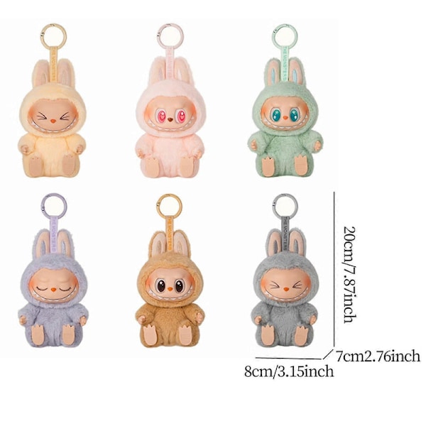 2024 Pop Mart Labubu the Monsters Have a Seat Plyschdocka Specifik Stil - Inofficiell Äkta BABBY