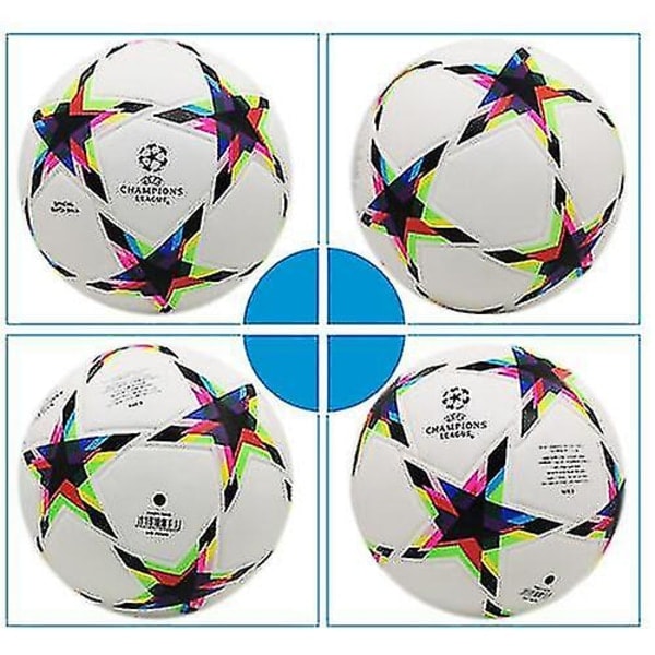 Världen 2023, Fotboll Champions League Stars Mönster Fotbollsträning Boll