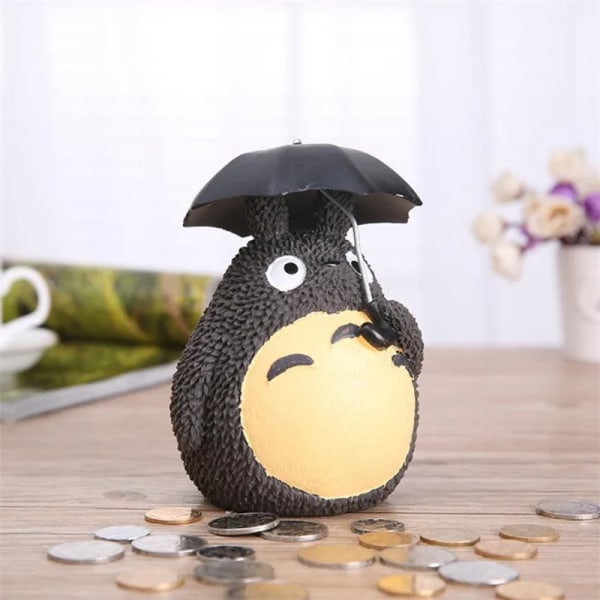 Ny Totoro Sparebøsse Hjerte Totoro Figurer Japansk Stil Mynt Sparebøsse Barn Påskegave L Hat