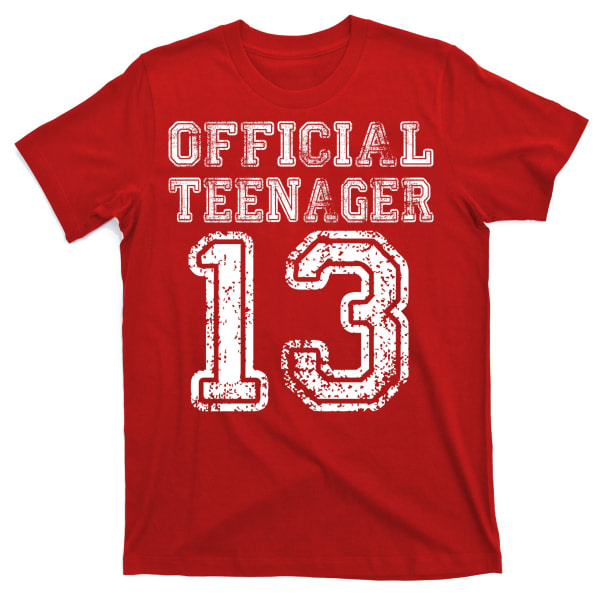Officiel teenager 13-års fødselsdag T-shirt ESTONE XL