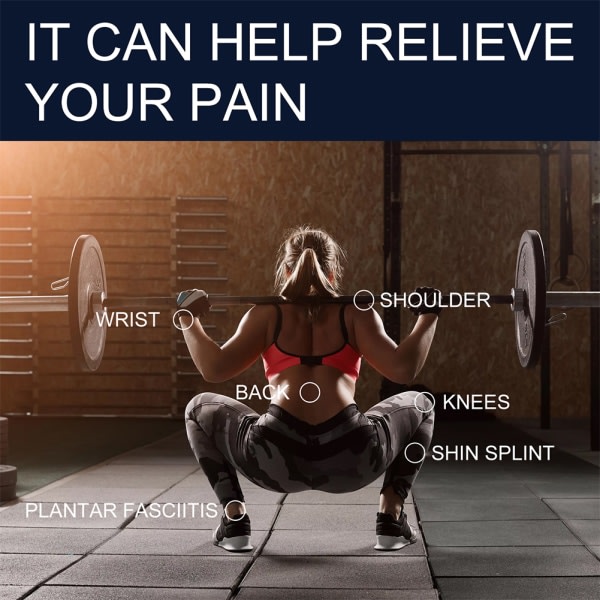 Andningsbar Kinesiologitejp Sporttejp Prevent Strain Athletic Tape til støtte, smertelindring, sjukgymnastik, återhämtning 1.