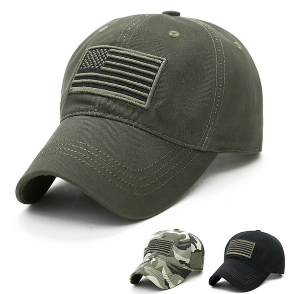 Mössor för män och kvinnor mode broderad hatt - spotförsäljning ArmyGreen