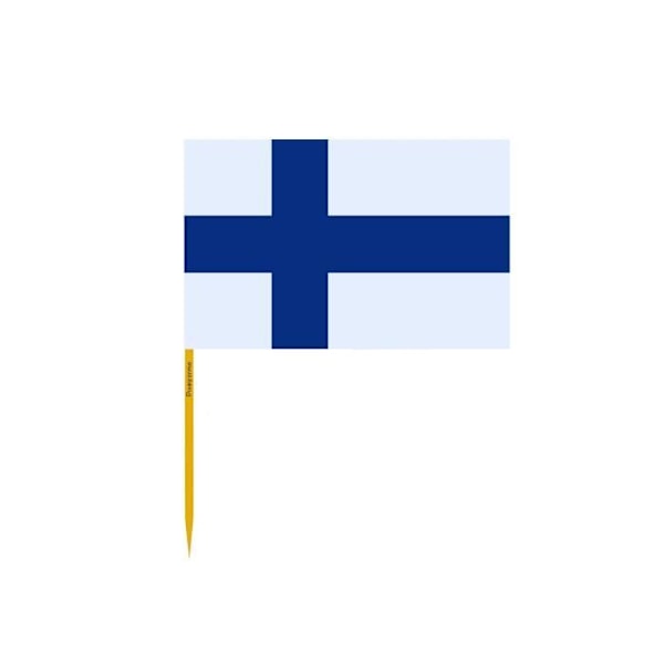 Finland Flaggetandpetare i set om 100 stycken 10cm längd