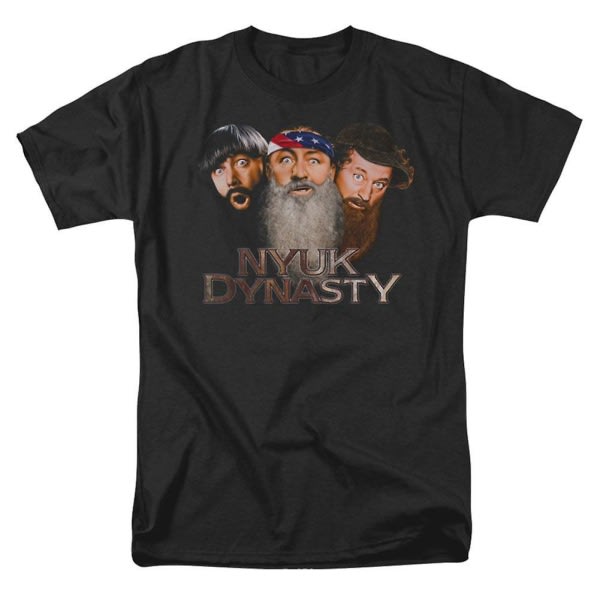 Three Stooges Nyuk Dynasty 2 T-shirt ESTONE XXL