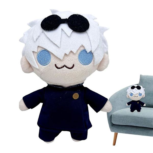 Jujutsu Kaisen Satoru Gojo Geto Suguru Plyschdocka Söt anime Mjuk fylld leksak Vuxna Barn Fans Kreativa presenter (FMY) White