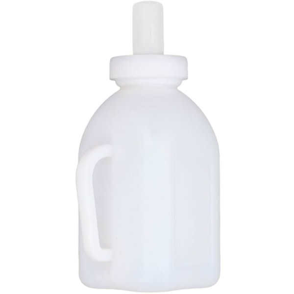 Klber flaska, 1 litra kapacitet, tjock, hållbar, lätt att rengöra, kalvmjölksdispenser med avtagbar spene
