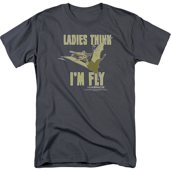 Damer tror att jag är Fly Land Before Time T-shirt ESTONE XXXL