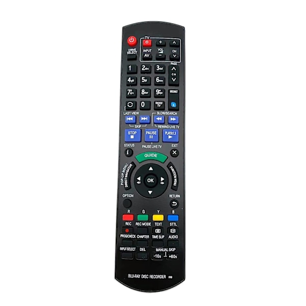 N2qayb000755 Fjernkontroll for Panasonic DMR-BWT720 DMR-BWT820 DMR-BWT730 DMR-BWT945 DMR-BWT835 Blu-ray Disc DVD-opptaker (AM4)