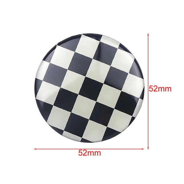 4 st 52mm Bilhjul Navdekaler Logotyp för Mini Cooper Jcw R50 R52 R53 R56 R57 R58 R60 Mini Clubman Countryman Tillbehör I