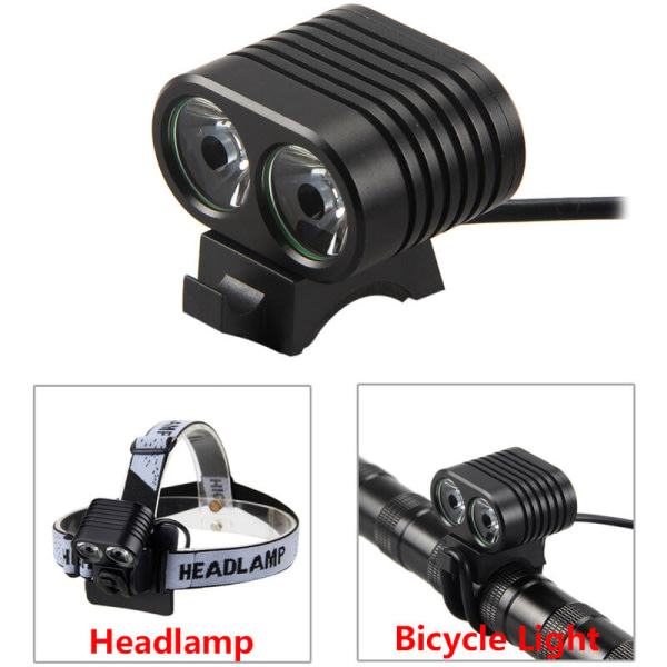 LED-strålkastare, USB-uppladdningsbar pannlampa med rörelsesensor, camping, läsning, vandring, cykling