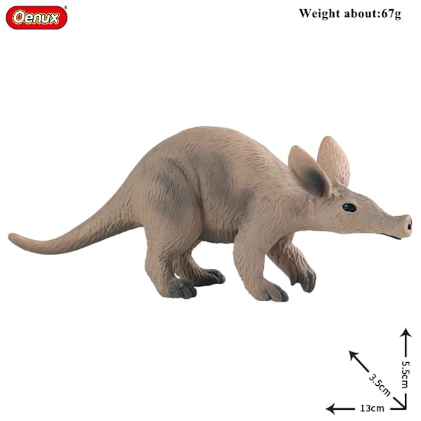 Oenux Nya Vilda Djur Skog Orangutang Duva Igelkott Aardvark Capybara Actionfigur Modell Figurer PVC Samling Barnleksak